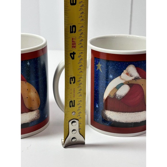 Fiddlestix - Set of 4 Santa Christmas/Holiday Mugs by Certified - Picture 11 of 13